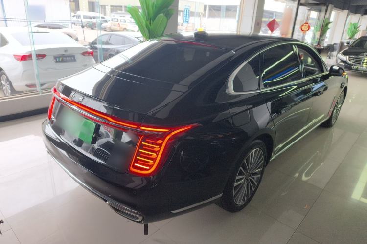 Used Hongqi H9 2020 2.0T Smart Connect Flagship Edition Rear Right 45 Deg