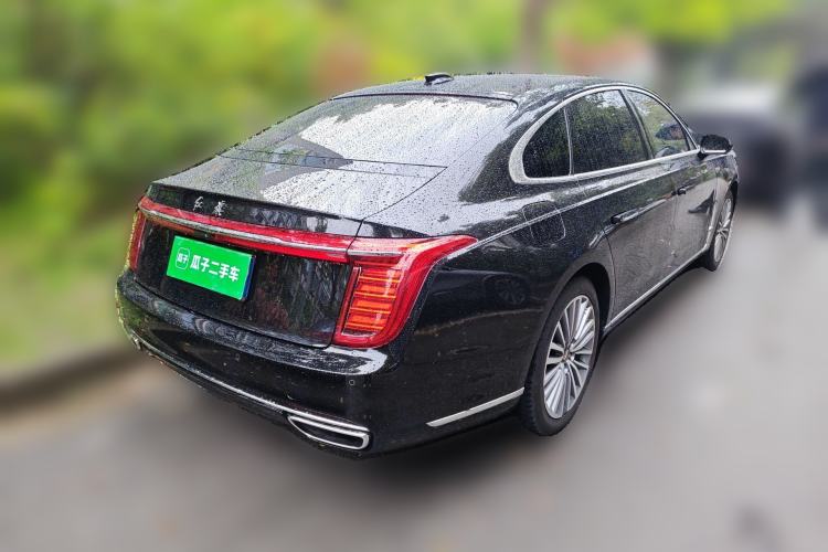 Used Hongqi H9 2020 2.0T Smart Connect Flagship Edition Rear Right 45 Deg