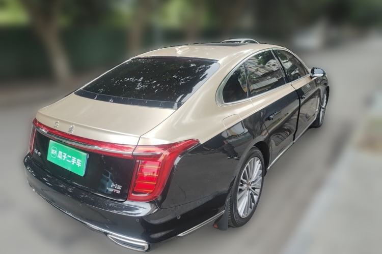 Used Hongqi H9 2020 Revised Version 2.0T Smart Connect Flagship Edition Rear Right 45 Deg