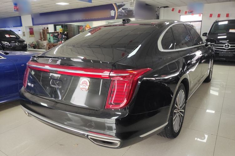Used Hongqi H9 2020 2.0T Smart Connect Flagship Edition Rear Right 45 Deg