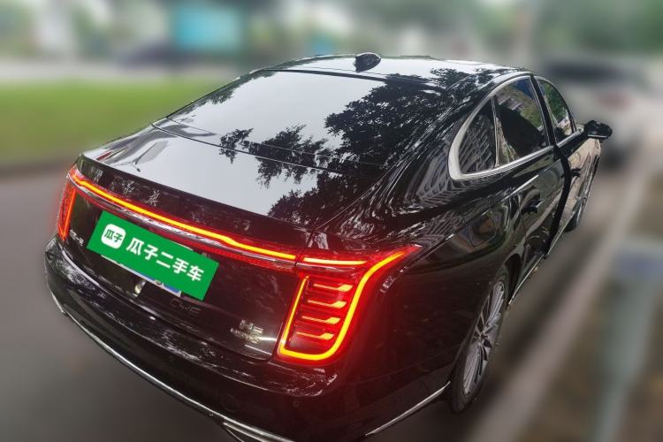 Used Hongqi H9 2020 2.0T Smart Connect Flagship Edition Rear Right 45 Deg