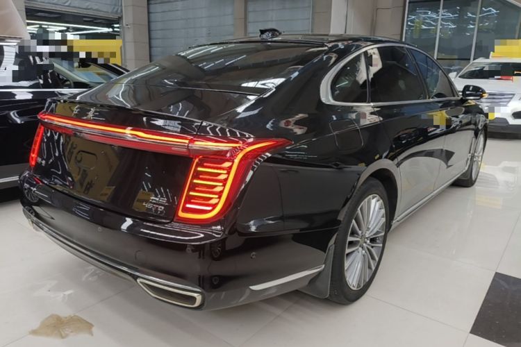Used Hongqi H9 2020 2.0T Smart Connect Flagship Edition Rear Right 45 Deg