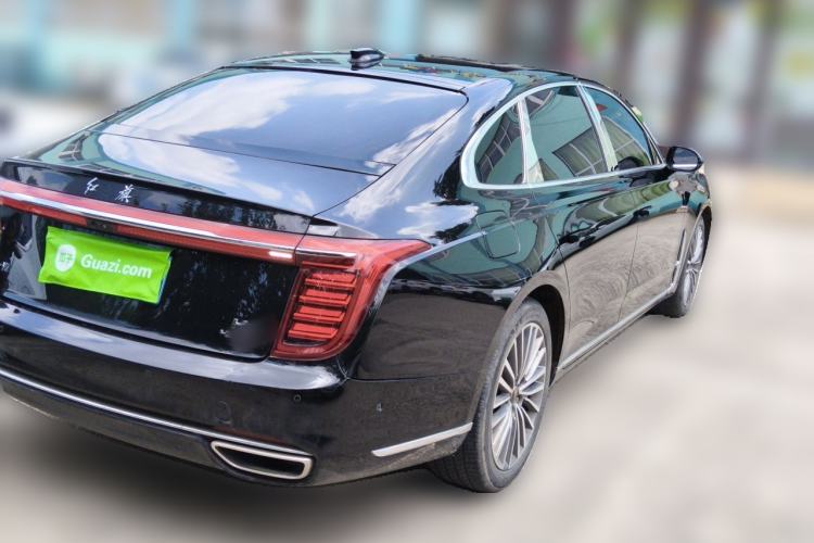 Used Hongqi H9 2020 2.0T Smart Connect Flagship Edition Rear Right 45 Deg