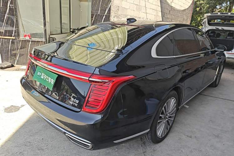 Used Hongqi H9 2020 2.0T Smart Connect Flagship Edition Rear Right 45 Deg