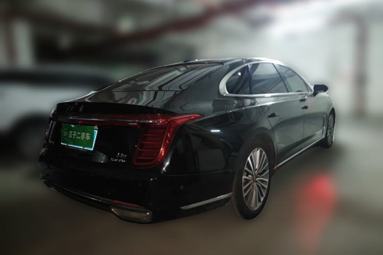 Used Hongqi H9 2020 2.0T Smart Connect Flagship Edition Rear Right 45 Deg
