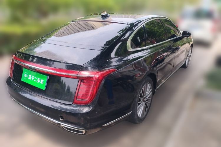 Used Hongqi H9 2020 2.0T Smart Connect Flagship Edition Rear Right 45 Deg