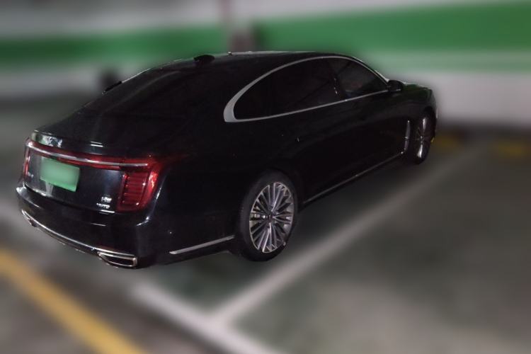 Used Hongqi H9 2020 Revised Version 2.0T Smart Connect Flagship Edition Rear Right 45 Deg