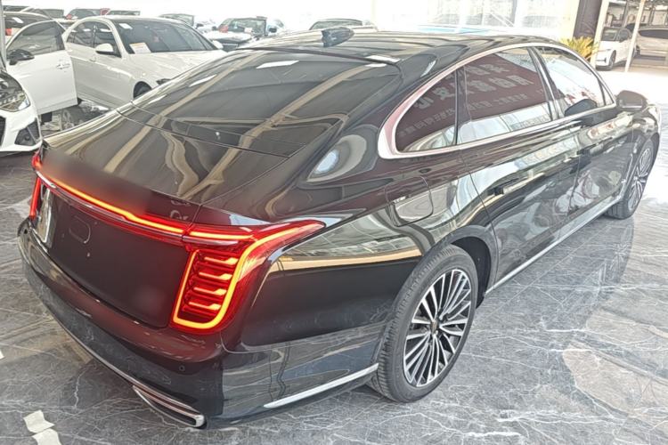 Used Hongqi H9 2020 2.0T Smart Connect Flagship Edition Rear Right 45 Deg