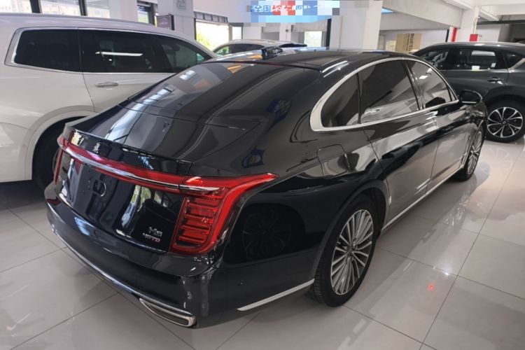 Used Hongqi H9 2020 Revised Version 2.0T Smart Connect Flagship Edition Rear Right 45 Deg