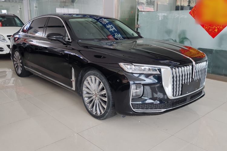 Used Hongqi H9 2020 3.0T Smart Connect Flagship Four-Seat Version Rear Right 45 Deg
