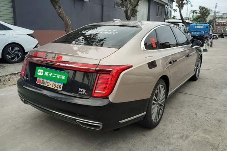 Used Hongqi H9 2020 2.0T Smart Connect Flagship Edition Rear Right 45 Deg