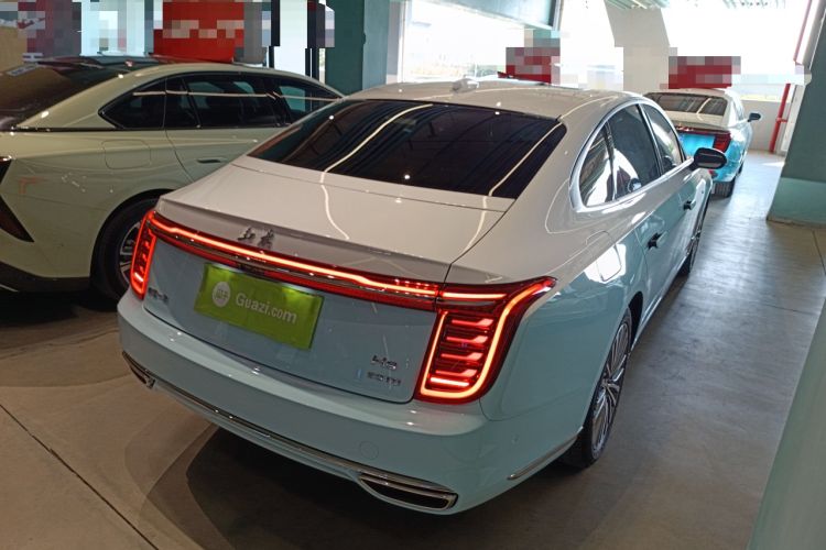 Used Hongqi H9 2020 2.0T Smart Connect Flagship Edition Rear Right 45 Deg