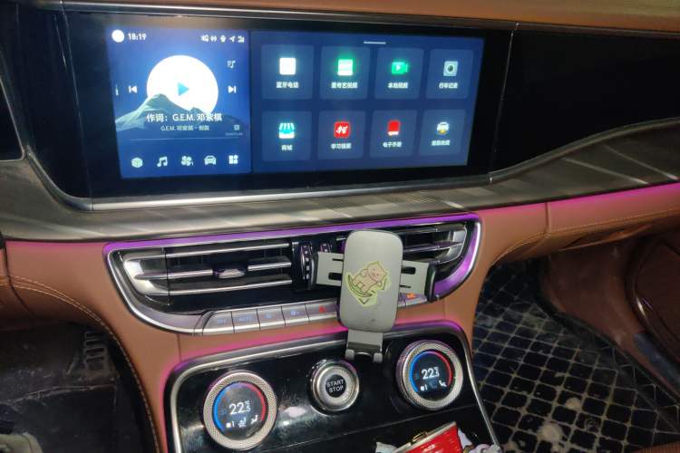 Used Hongqi H9 2020 2.0T Smart Connect Flagship Edition Audio And AC Panel