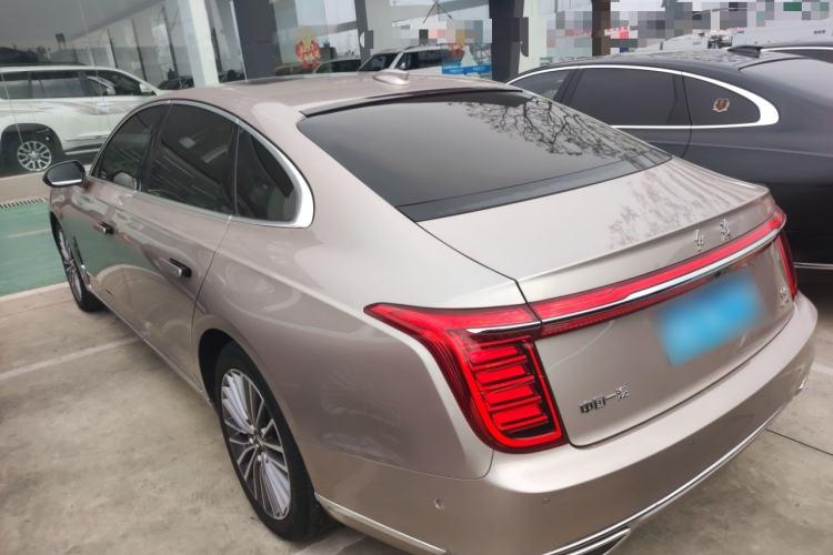 Used Hongqi H9 2020 2.0T Smart Connect Flagship Edition Rear Left 45 Deg