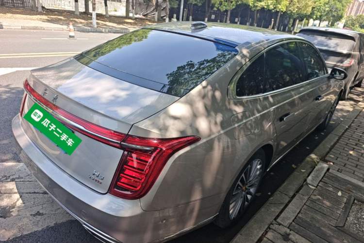 Used Hongqi H9 2020 2.0T Smart Connect Flagship Edition Rear Right 45 Deg