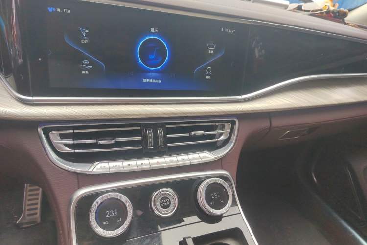 Used Hongqi H9 2020 3.0T Smart Connect Flagship Four-Seat Version Audio And AC Panel