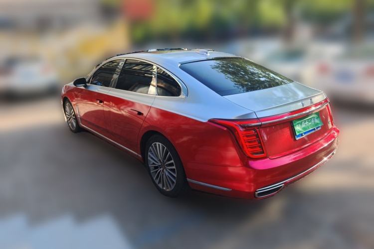 Used Hongqi H9 2020 2.0T Smart Connect Flagship Edition Rear Left 45 Deg