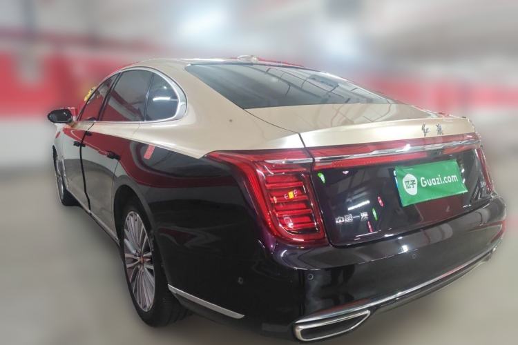 Used Hongqi H9 2020 2.0T Smart Connect Flagship Edition Rear Left 45 Deg