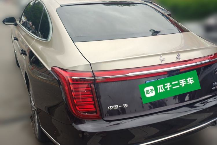 Used Hongqi H9 2020 2.0T Smart Connect Flagship Edition Rear Left 45 Deg