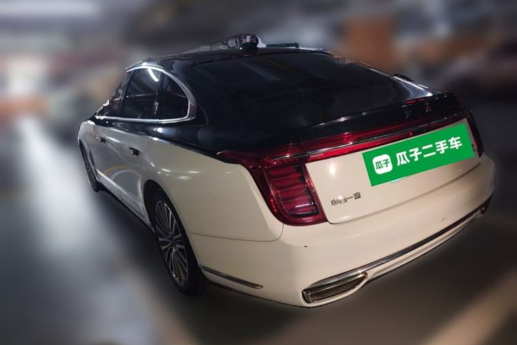 Used Hongqi H9 2020 2.0T Smart Connect Flagship Edition Rear Left 45 Deg