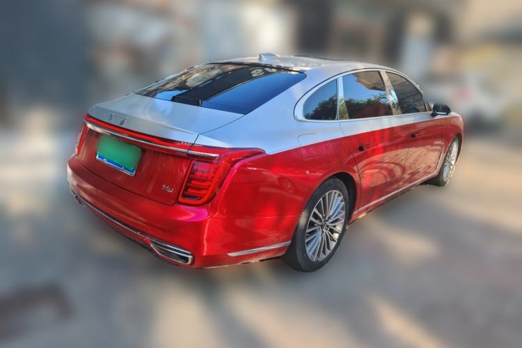 Used Hongqi H9 2020 2.0T Smart Connect Flagship Edition Rear Right 45 Deg