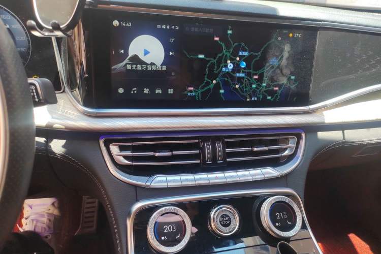 Used Hongqi H9 2020 2.0T Smart Connect Flagship Edition Audio And AC Panel