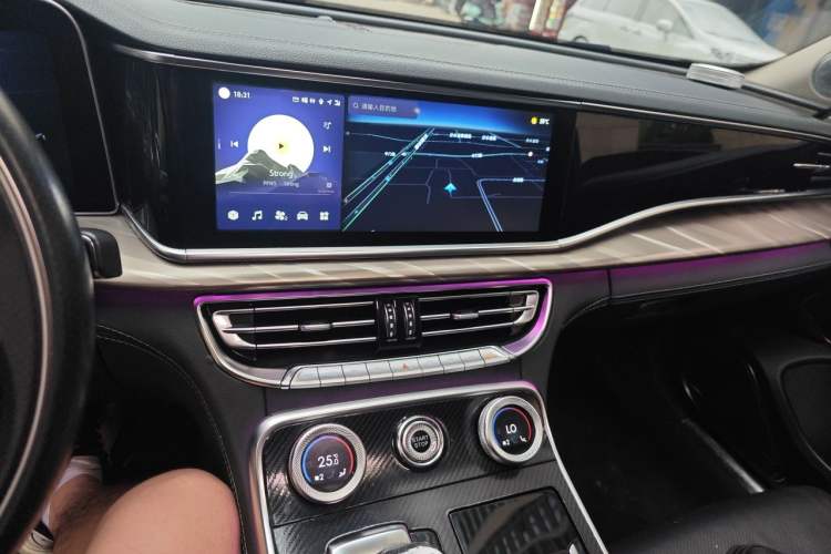 Used Hongqi H9 2020 2.0T Smart Connect Flagship Edition Audio And AC Panel