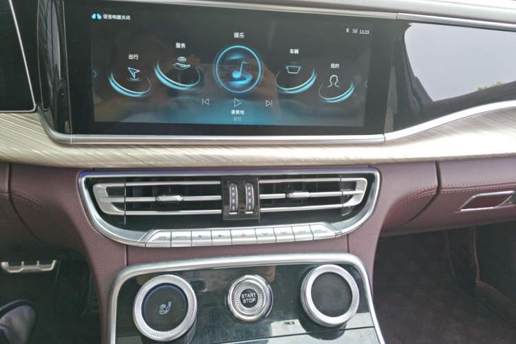 Used Hongqi H9 2020 3.0T Smart Connect Flagship Four-Seat Version Audio And AC Panel