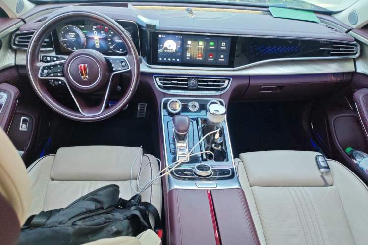Used Hongqi H9 2020 2.0T Smart Connect Flagship Edition Center Console
