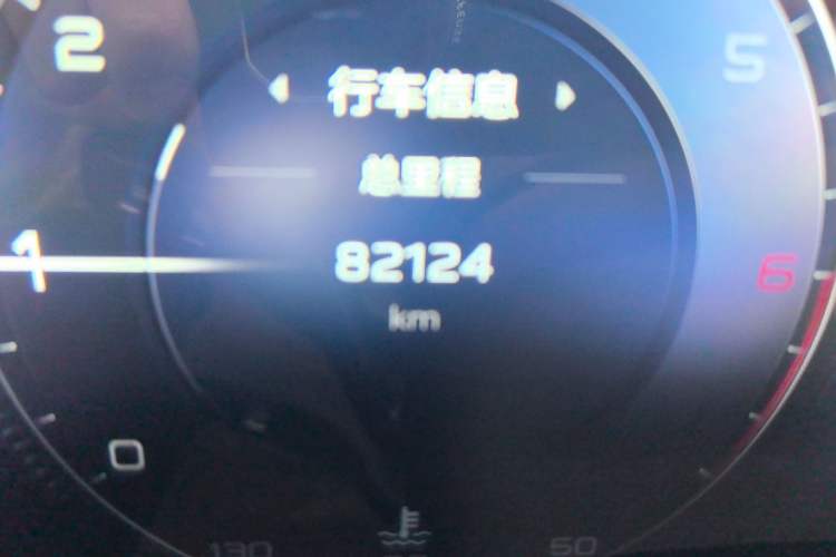 Used Hongqi H9 2020 3.0T Smart Connect Flagship Four-Seat Version Odometer Close Up