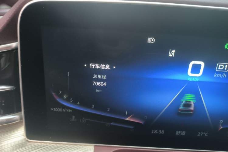 Used Hongqi H9 2020 Revised Version 2.0T Smart Connect Flagship Edition Odometer Close Up