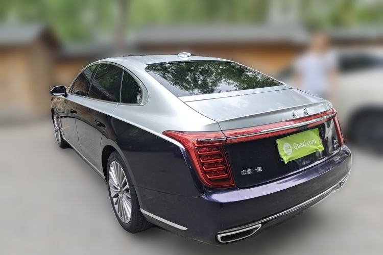 Used Hongqi H9 2020 2.0T Smart Connect Flagship Edition Rear Left 45 Deg