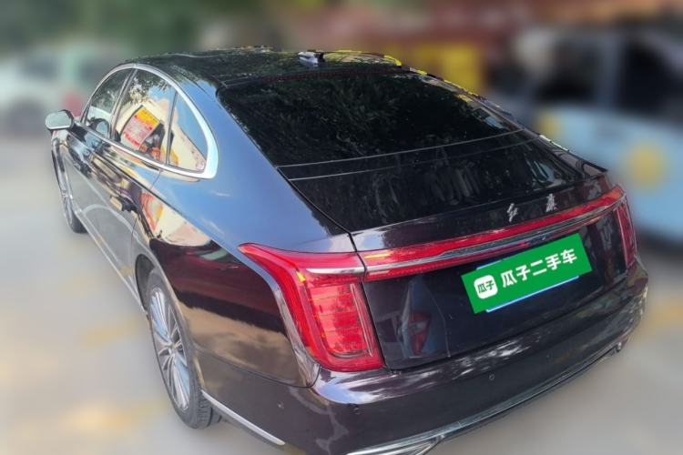 Used Hongqi H9 2020 2.0T Smart Connect Flagship Edition Rear Left 45 Deg