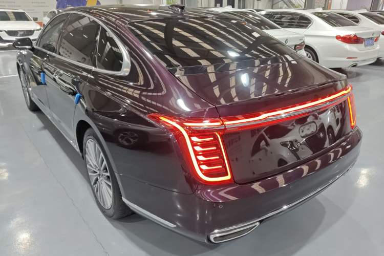 Used Hongqi H9 2020 2.0T Smart Connect Flagship Edition Rear Left 45 Deg