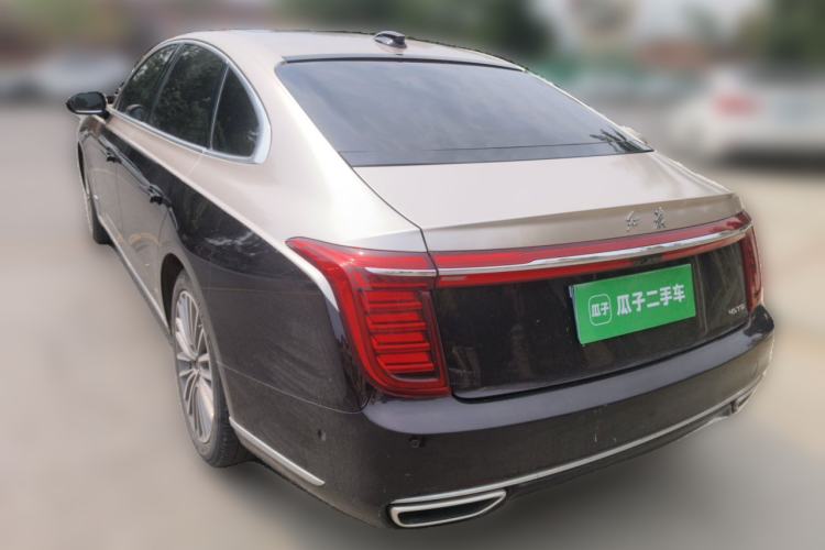 Used Hongqi H9 2020 2.0T Smart Connect Flagship Edition Rear Left 45 Deg