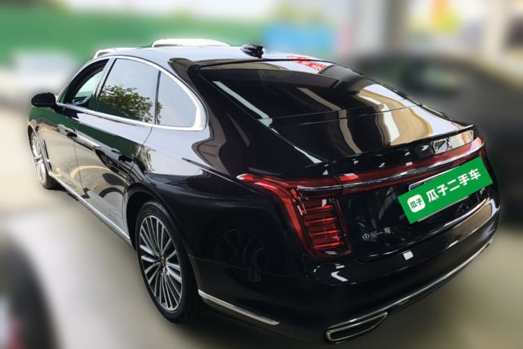 Used Hongqi H9 2020 2.0T Smart Connect Flagship Edition Rear Left 45 Deg