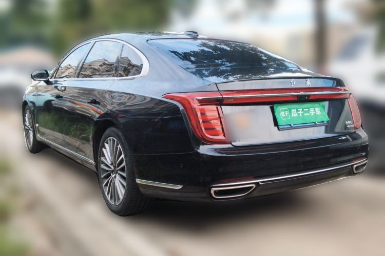 Used Hongqi H9 2020 2.0T Smart Connect Flagship Edition Rear Left 45 Deg