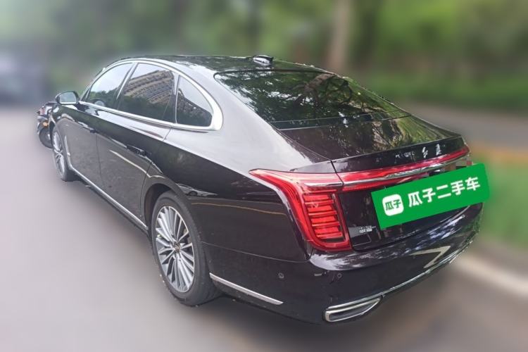 Used Hongqi H9 2020 Revised Version 2.0T Smart Connect Flagship Edition Rear Left 45 Deg