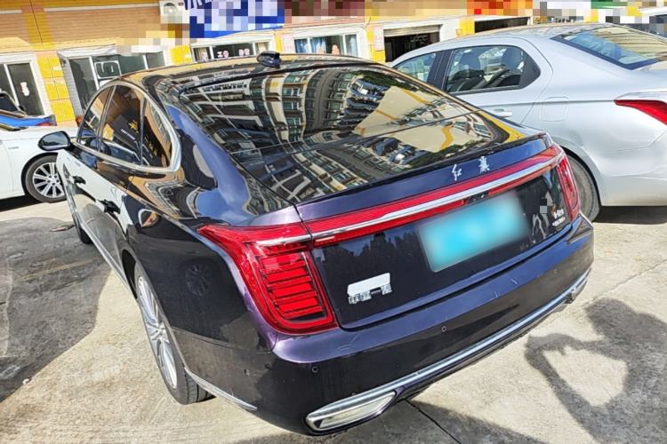 Used Hongqi H9 2020 2.0T Smart Connect Flagship Edition Rear Left 45 Deg