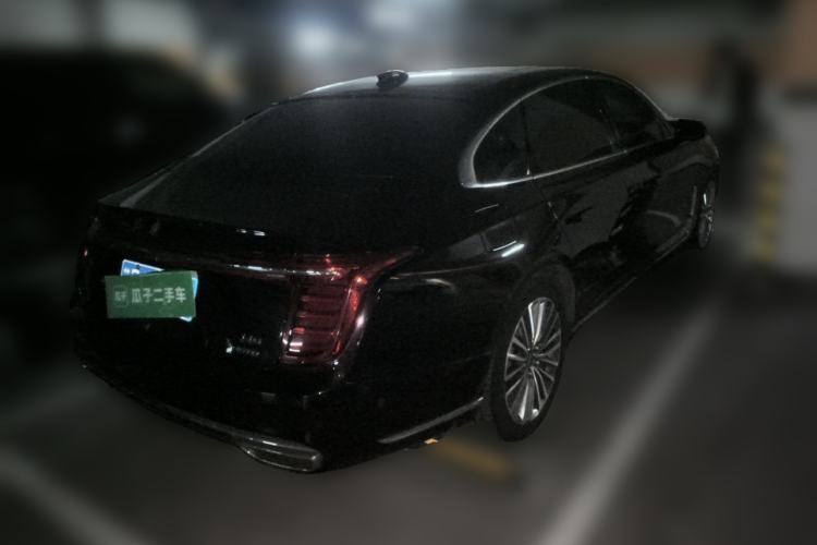 Used Hongqi H9 2020 2.0T Smart Connect Flagship Edition Rear Right 45 Deg