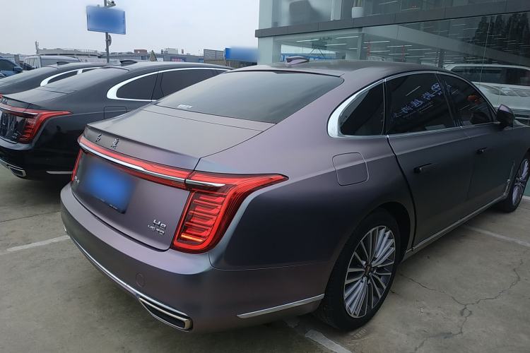 Used Hongqi H9 2020 2.0T Smart Connect Flagship Edition Rear Right 45 Deg