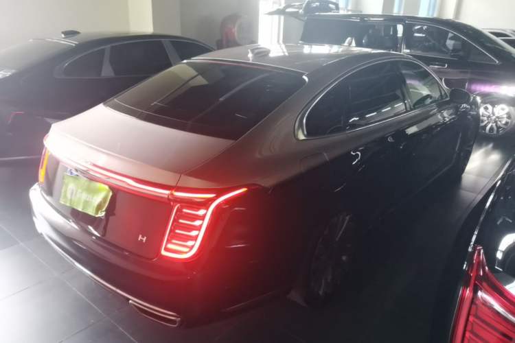 Used Hongqi H9 2020 3.0T Smart Connect Flagship Four-Seat Version Rear Right 45 Deg