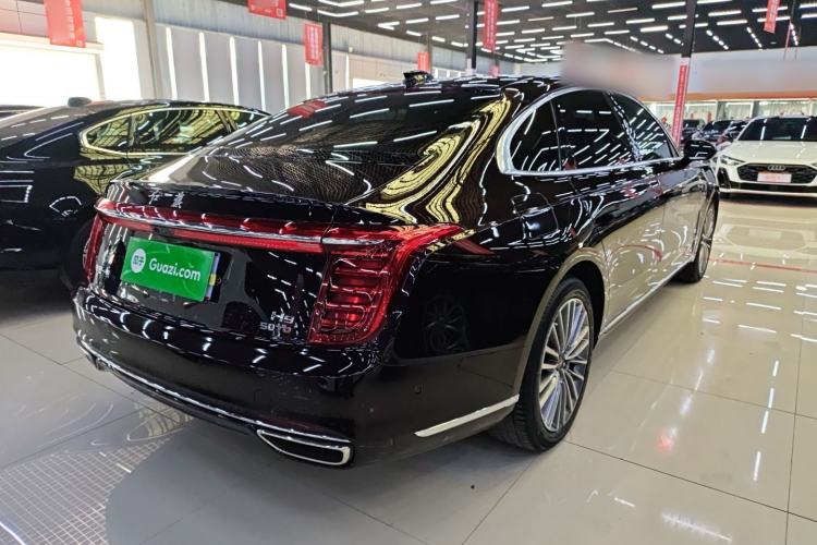 Used Hongqi H9 2020 2.0T Smart Connect Flagship Edition Rear Right 45 Deg