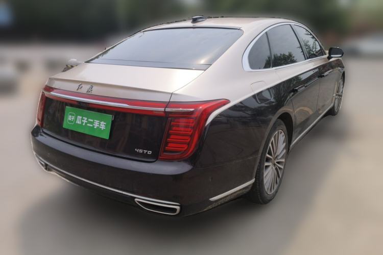 Used Hongqi H9 2020 2.0T Smart Connect Flagship Edition Rear Right 45 Deg