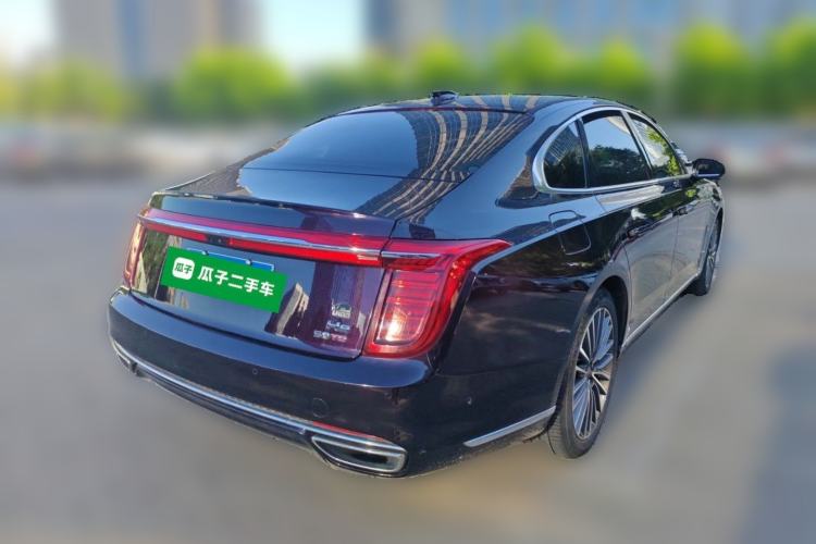Used Hongqi H9 2020 2.0T Smart Connect Flagship Edition Rear Right 45 Deg