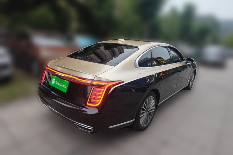 Used Hongqi H9 2020 2.0T Smart Connect Flagship Edition Rear Right 45 Deg