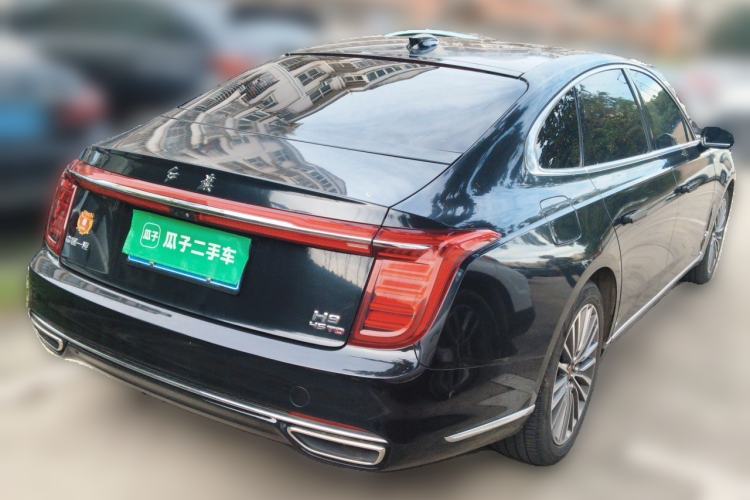 Used Hongqi H9 2020 2.0T Smart Connect Flagship Edition Rear Right 45 Deg
