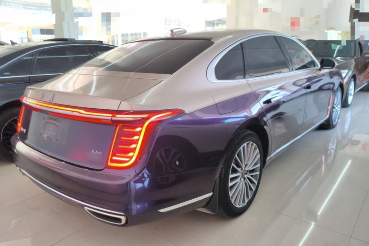 Used Hongqi H9 2020 2.0T Smart Connect Flagship Edition Rear Right 45 Deg