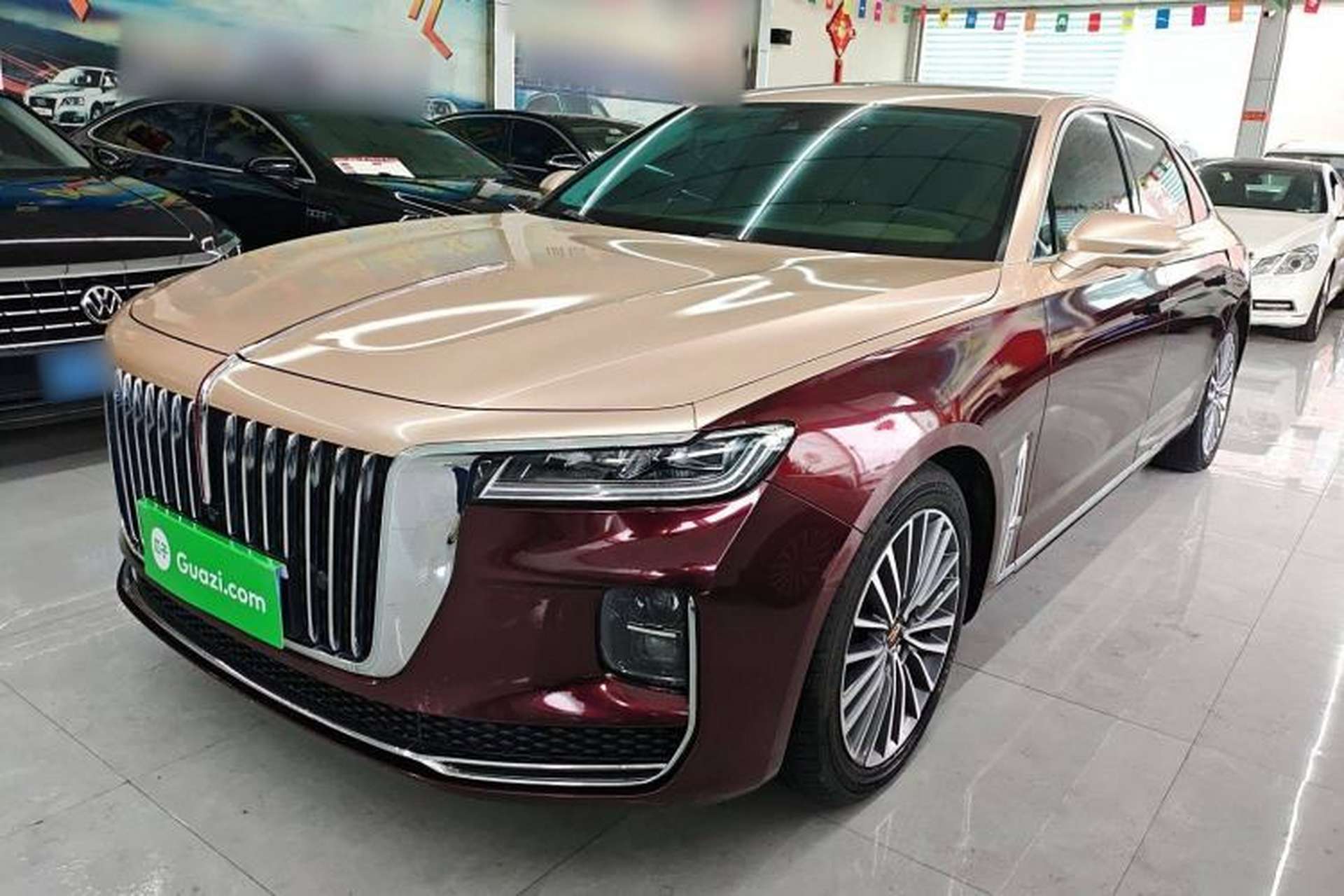 Used Hongqi H9 2020 2.0T Smart Connect Flagship Edition Front Left 45 Deg
