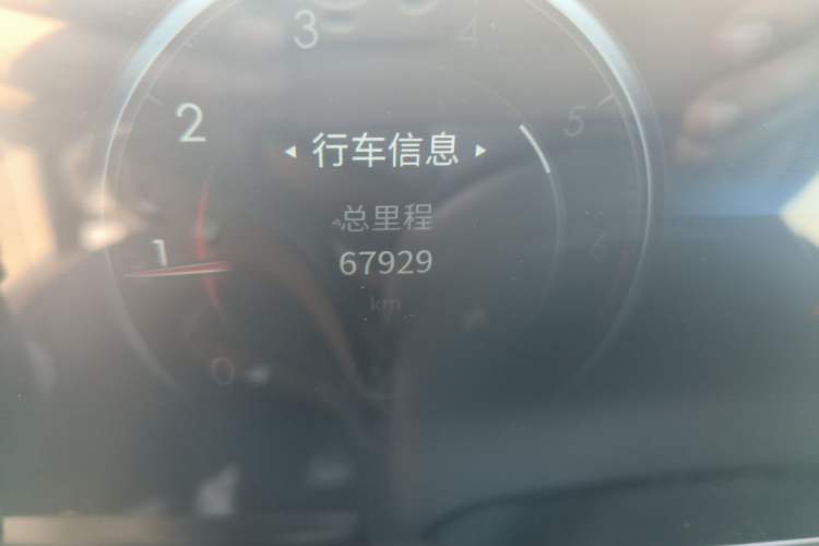 Used Hongqi H9 2020 2.0T Smart Connect Flagship Edition Odometer Close Up